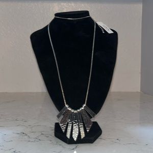 Bancroft hammered metal statement necklace *NWT*